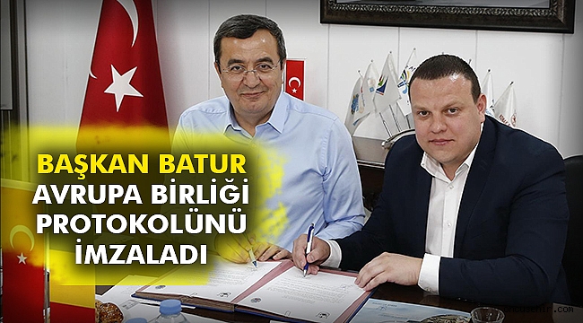 Başkan Batur Avrupa Birliği Protokolünü imzaladı