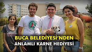 Buca Belediyesi’nden anlamlı karne hediyesi