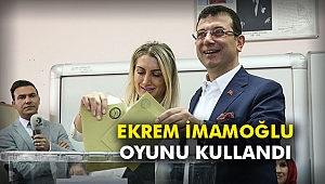 Ekrem İmamoğlu oyunu kullandı