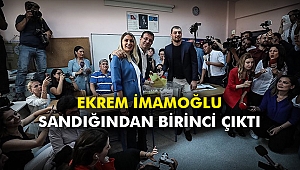 Ekrem İmamoğlu sandığından birinci çıktı
