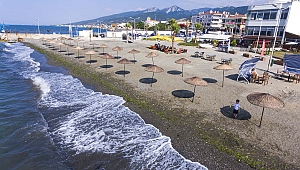 Güzelbahçe Sahilleri Yaza Hazır