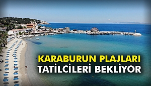 Karaburun plajları tatilcileri bekliyor