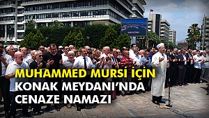 Muhammed Mursi için Konak Meydanı’nda Cenaze Namazı