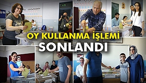 Oy kullanma işlemi sonlandı