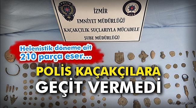 Polis kaçakçılara geçit vermedi