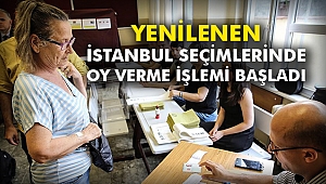 Yenilenen İstanbul seçimlerinde oy verme işlemi başladı