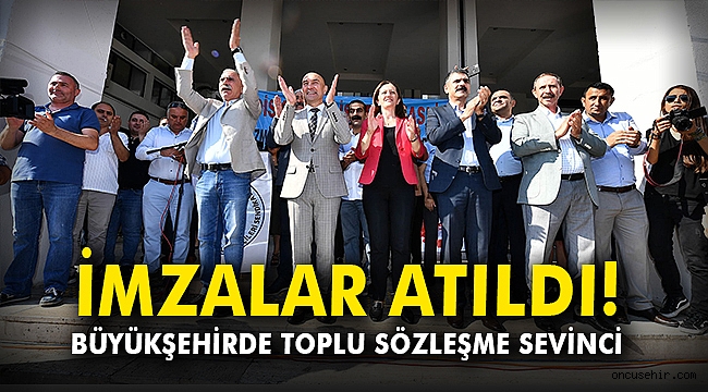 Büyükşehir'de toplu sözleşme sevinci