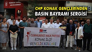 CHP Konak Gençlerinden Basın Bayramı Sergisi