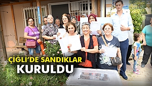 Çiğli’de sandıklar kuruldu