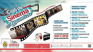Çiğli mahallelerinde sinema şöleni