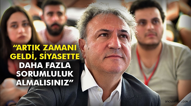 Emek, Gelecek ve Zafer Kampı’nda Başkan İduğ’dan gençlere mesaj