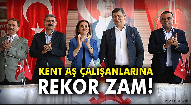 Kent AŞ çalışanlarına rekor zam!
