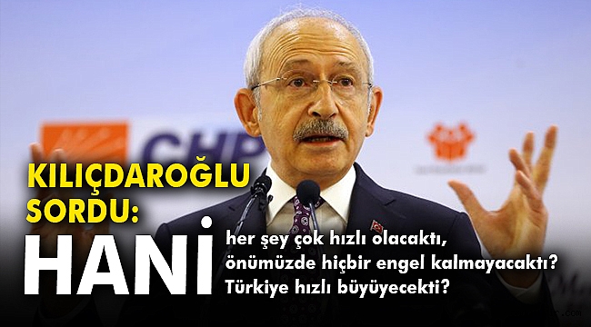 Kılıçdaroğlu Hükümet Sistemi'ni eleştirdi