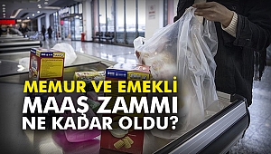 Memur ve emekli maaş zammı ne kadar oldu?