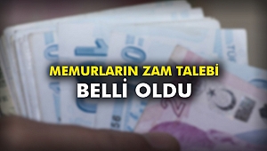 Memurların zam talebi belli oldu