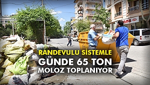 Randevulu sistemle günde 65 ton moloz toplanıyor