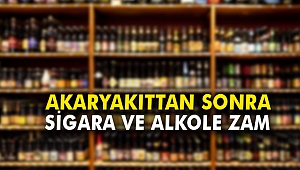 Sigara ve Alkole ÖTV Zammı