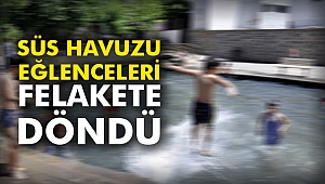 Süs havuzu eğlenceleri felakete döndü