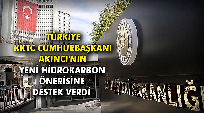 Türkiye KKTC Cumhurbaşkanı Akıncı'nın yeni hidrokarbon önerisine destek verdi