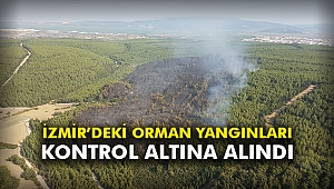 İzmir’deki orman yangınları kontrol altına alındı