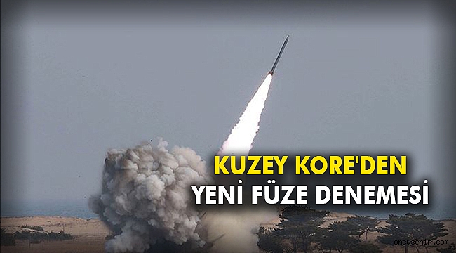 Kuzey Kore'den yeni füze denemesi