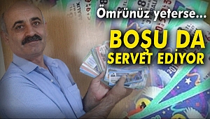 Piyango biletinin boşu da zengin ediyor…
