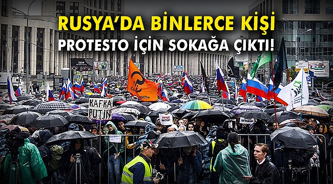 Rusya'daki protesto gösterilerinde 150 kişi gözaltına alındı