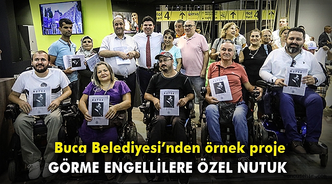 Buca Belediyesi’nden örnek proje: Görme engellilere özel Nutuk