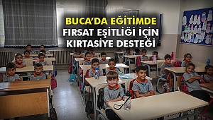 Buca’da eğitimde fırsat eşitliği için kırtasiye desteği