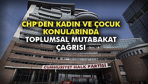 CHP'den kadın ve çocuk konularında toplumsal mutabakat çağrısı