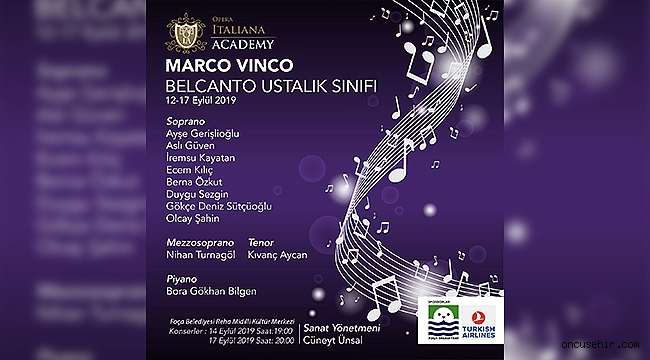 Foça’da usta operacılardan eğitim ve konser