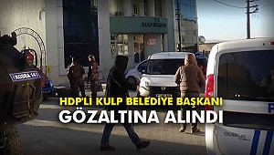 HDP'li Kulp Belediye Başkanı gözaltına alındı
