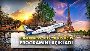 SunExpress 2019/20 kış uçuş programını açıkladı