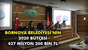 Bornova Belediyesi'nin 2020 bütçesi 427 milyon 200 bin tl