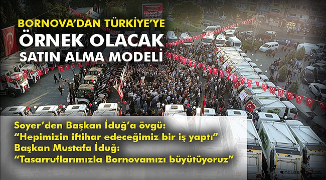 Bornova'dan Türkiye'ye örnek olacak satın alma modeli