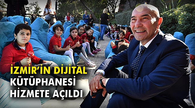 İzmir’in dijital kütüphanesi hizmete açıldı