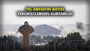 Tel Abyad'ın batısı teröristlerden kurtarıldı