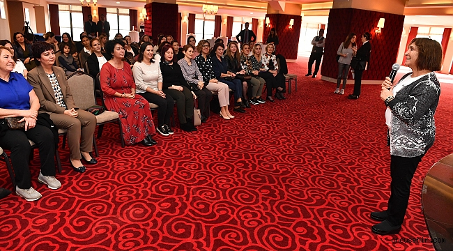 Başkan eşleri İzmir'de tarım ve kadını konuştu