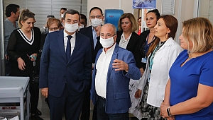 Başkan Batur'dan çocuklara moral ziyareti