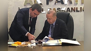 Başkan Koştu vizyon projeleri Cumhurbaşkanı Erdoğan'a anlattı