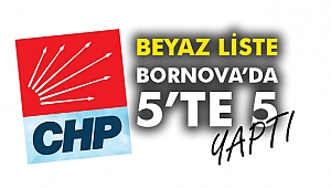 Beyaz Liste Bornova’da 5’te 5 yaptı
