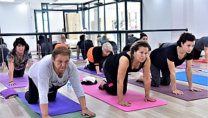 Bornova'da stresin ilacı: Yoga