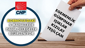Bornova’daki 5 mahallede daha delegeler belirleniyor