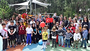 Bornovalı çocuklara ara tatil hediyesi