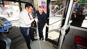 İzmir'de engellilerin otobüs seyahati kolaylaşacak