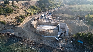 Karaburun'daki sit alanına yapılan inşaatta yıkım başladı