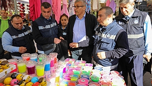 Sağlıksız “slime” semt pazarına yapıştı: Buca Zabıtası peşini bırakmadı