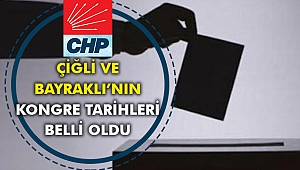 Çiğli ve Bayraklı’nın Kongre tarihleri belli oldu
