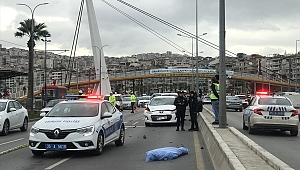 İzmir'de yolun karşısına geçmeye çalışan kişi hayatını kaybetti