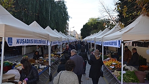Kuşadası’nda “Yöresel ve İyi Tarım Ürünleri Sokağı” faaliyete girdi